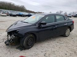 Salvage cars for sale at West Warren, MA auction: 2017 Nissan Sentra S
