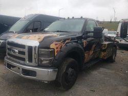 Salvage trucks for sale at Dyer, IN auction: 2008 Ford F350 Super Duty