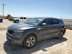 Salvage cars for sale at Andrews, TX auction: 2021 KIA Sorento LX