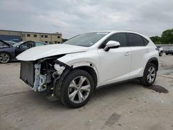Salvage cars for sale from Copart Wilmer, TX: 2017 Lexus NX 200T Base