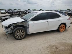 Salvage cars for sale at San Antonio, TX auction: 2019 Toyota Camry L