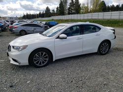 Salvage cars for sale at Graham, WA auction: 2020 Acura TLX Technology