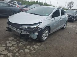 Salvage cars for sale at Cahokia Heights, IL auction: 2016 Chevrolet Cruze LT