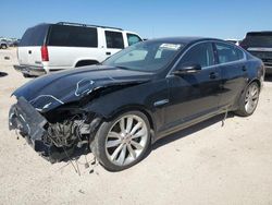 Salvage cars for sale at San Antonio, TX auction: 2015 Jaguar XF 2.0T Premium