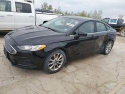 Salvage cars for sale at Pekin, IL auction: 2017 Ford Fusion SE