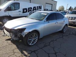 Salvage cars for sale at Woodburn, OR auction: 2015 Lexus IS 250