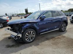 Salvage cars for sale from Copart Miami, FL: 2021 Audi Q5 Premium