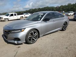 Salvage cars for sale at Greenwell Springs, LA auction: 2021 Honda Accord Sport