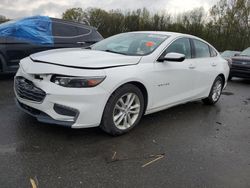 Salvage cars for sale from Copart Glassboro, NJ: 2017 Chevrolet Malibu LT