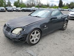 Salvage cars for sale at Portland, OR auction: 2000 Mercedes-Benz SLK 230 Kompressor