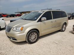 Salvage cars for sale at Temple, TX auction: 2012 Chrysler Town & Country Limited
