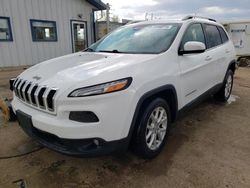 Salvage cars for sale at Pekin, IL auction: 2018 Jeep Cherokee Latitude