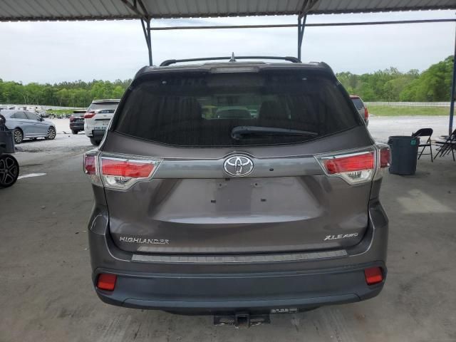 2015 Toyota Highlander XLE