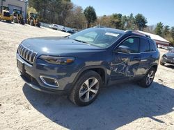 Salvage cars for sale from Copart Mendon, MA: 2021 Jeep Cherokee Limited