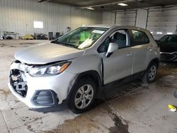 Salvage cars for sale at Franklin, WI auction: 2018 Chevrolet Trax LS