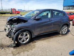Salvage cars for sale at Woodhaven, MI auction: 2017 Honda HR-V LX
