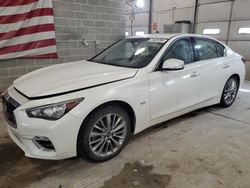 Salvage cars for sale at Columbia, MO auction: 2019 Infiniti Q50 Luxe