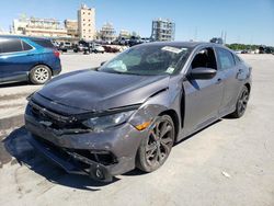 Honda salvage cars for sale: 2020 Honda Civic Sport