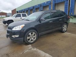 Salvage cars for sale from Copart Columbus, OH: 2012 Chevrolet Traverse LT