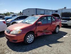 Toyota Corolla CE Vehiculos salvage en venta: 2004 Toyota Corolla CE