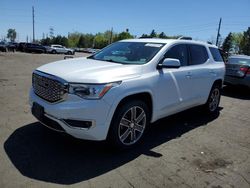 Salvage cars for sale at Denver, CO auction: 2017 GMC Acadia Denali