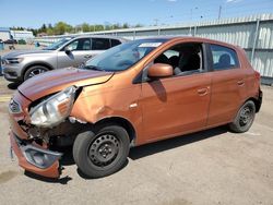 Mitsubishi Mirage salvage cars for sale: 2018 Mitsubishi Mirage ES