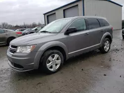 Salvage cars for sale at Duryea, PA auction: 2013 Dodge Journey SE