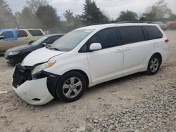 Toyota Sienna LE salvage cars for sale: 2011 Toyota Sienna LE