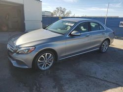 Salvage cars for sale from Copart Anthony, TX: 2015 Mercedes-Benz C300