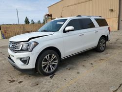 Salvage cars for sale at Gaston, SC auction: 2021 Ford Expedition Max Limited