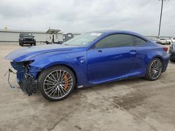 Salvage cars for sale from Copart Wilmer, TX: 2016 Lexus RC-F