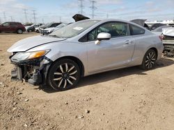 Salvage cars for sale at Elgin, IL auction: 2014 Honda Civic EXL