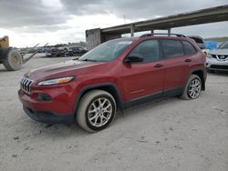 Jeep Cherokee Sport salvage cars for sale: 2017 Jeep Cherokee Sport