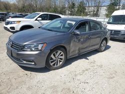 Salvage cars for sale at North Billerica, MA auction: 2018 Volkswagen Passat SE