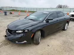 Salvage cars for sale at Mcfarland, WI auction: 2015 Chrysler 200 Limited