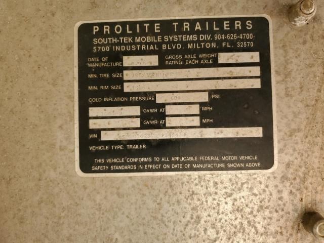 1992 Pro-Line Travel Trailer