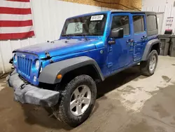 Salvage cars for sale from Copart Anchorage, AK: 2016 Jeep Wrangler Unlimited Sport