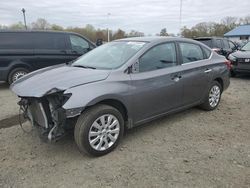 Salvage cars for sale from Copart East Granby, CT: 2016 Nissan Sentra S