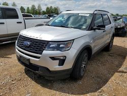 Salvage cars for sale at Bridgeton, MO auction: 2018 Ford Explorer Sport