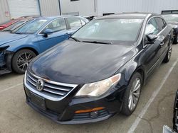 Salvage cars for sale at Vallejo, CA auction: 2010 Volkswagen CC Sport