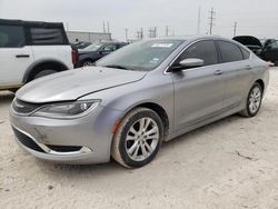 Salvage cars for sale at Haslet, TX auction: 2016 Chrysler 200 Limited