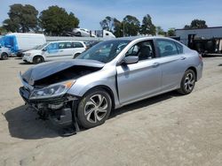 Honda salvage cars for sale: 2016 Honda Accord LX