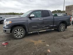 Salvage cars for sale at Fredericksburg, VA auction: 2016 Toyota Tundra Double Cab Limited
