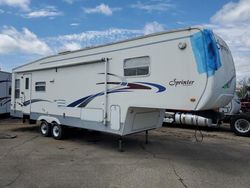 Keystone Travel Trailer salvage cars for sale: 2003 Keystone Travel Trailer