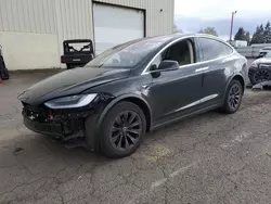 Salvage cars for sale at Woodburn, OR auction: 2018 Tesla Model X