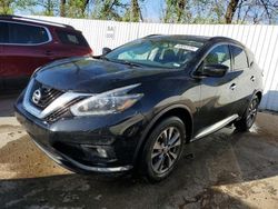 Salvage cars for sale at Bridgeton, MO auction: 2018 Nissan Murano S