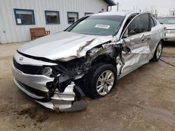 Salvage cars for sale at Pekin, IL auction: 2018 KIA Optima LX