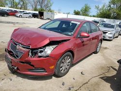 Salvage cars for sale from Copart Bridgeton, MO: 2011 Chevrolet Cruze LT