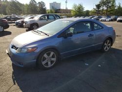 Honda Civic EX salvage cars for sale: 2008 Honda Civic EX