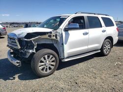 Vehiculos salvage en venta de Copart Antelope, CA: 2016 Toyota Sequoia Limited